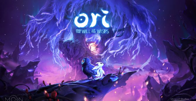 Ori and the Will of the Wisps, game by Microsoft Studio wallpaper
