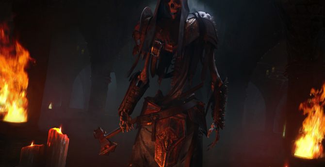 Desktop Wallpaper Ghost Skeleton Soldier The Elder Scrolls