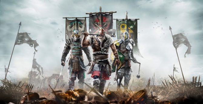 For Honor, video game, warriors wallpaper