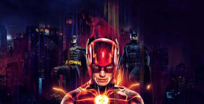 The Flash, 2023 movie, created flash point wallpaper