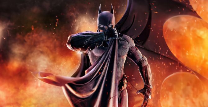 Batman, the dark knight, guardians wings, 2023 wallpaper