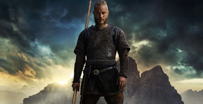 Vikings, tv show, Ragnar, Travis Fimmel wallpaper