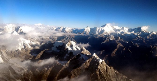 Himalayan, mountains range, horizon, Nepal wallpaper