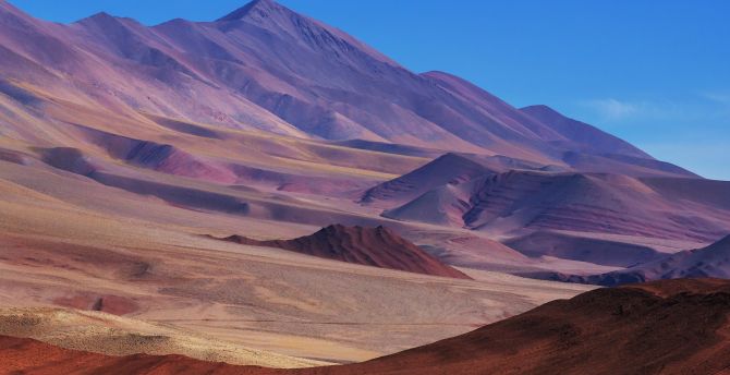 Northern Argentina, mountains, desert, landscape wallpaper