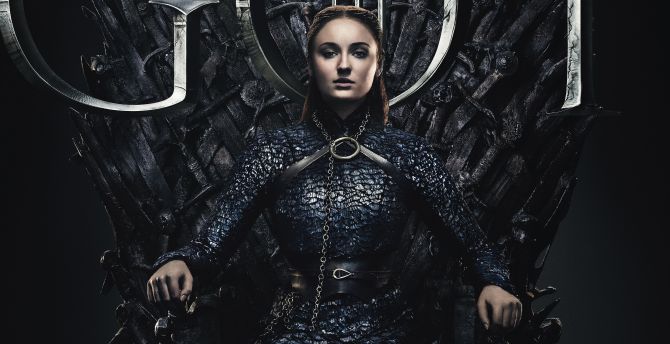 Sansa Stark, Sophie Turner, Game of Thrones, 2019, season 8, Finale wallpaper