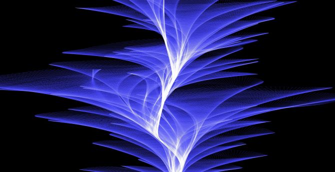 Fractal, abstraction, lines wallpaper