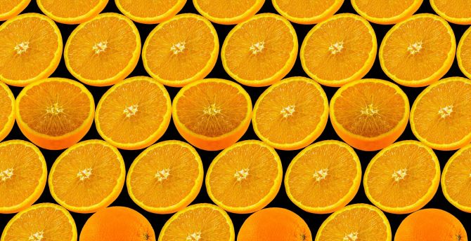 Fruit, orange, pattern, mandarin wallpaper