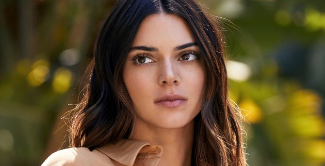 2022, brunette, famous model, Kendall Jenner wallpaper