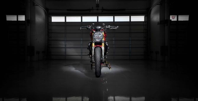 Ducati Monster 1200 Tricolore, 2019, basement wallpaper