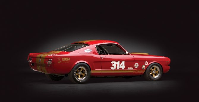 1966 Shelby GT350, sports lines, side view wallpaper