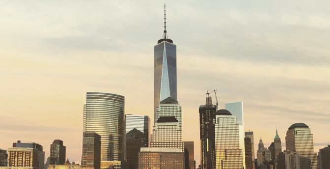 New York, skyline, buildings, city wallpaper