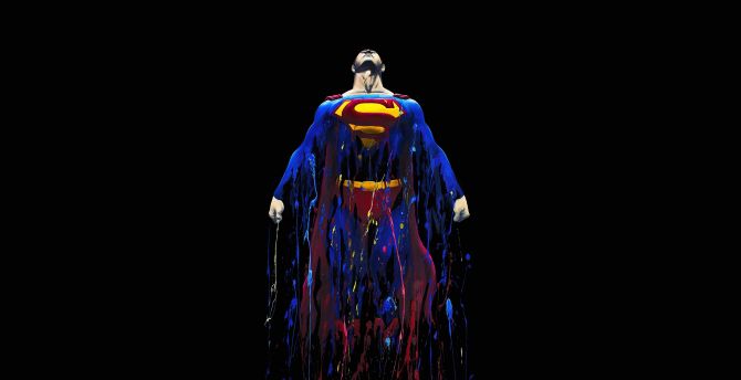 2020 superman, flight, dark wallpaper
