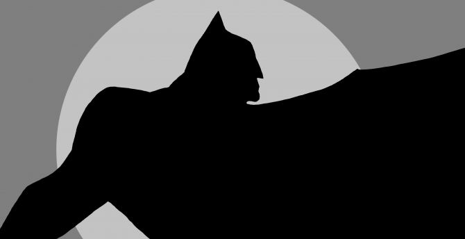 Dark, batman, minimalism wallpaper
