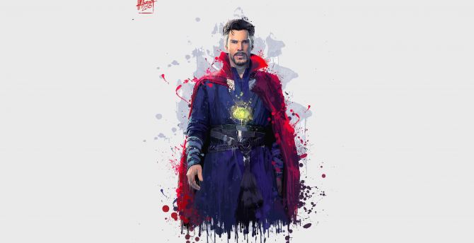 Doctor Strange, Avengers: infinity war, artwork wallpaper