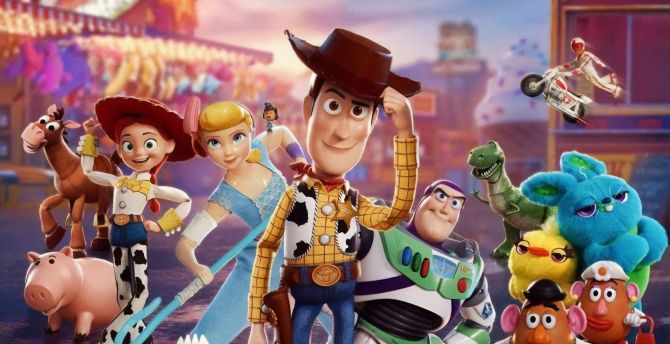 Toy story 4, Pixar Movie, 2019 wallpaper