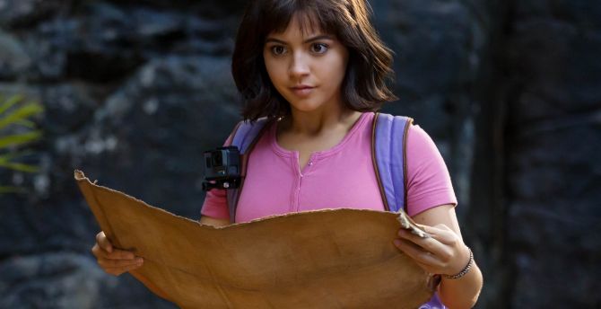 Isabela Moner, Dora and the Lost City of Gold, 2019 movie wallpaper