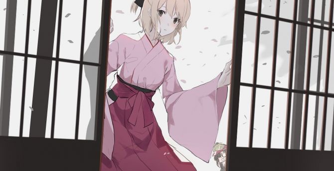 Sakura Saber, Fate/Stay Night, art wallpaper
