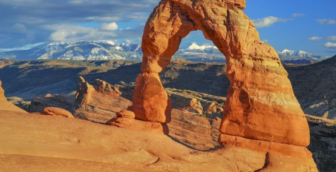 Rocky arch, nature wallpaper