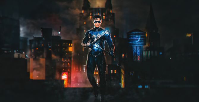 Brenton Thwaites as Nightwing, Titans, 2023's season wallpaper