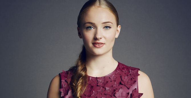 Sophie turner, marie claire, smile, 2018 wallpaper