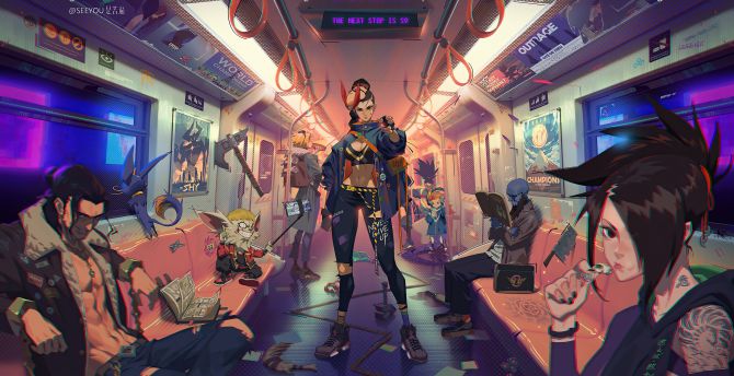 Train of Champion, League of Legends, 2022 wallpaper