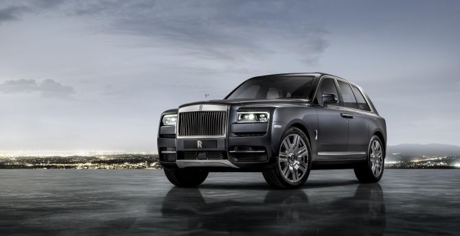 Black, luxury car, Rolls-Royce Phantom wallpaper