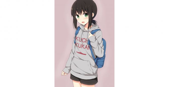 Fubuki, kancolle, anime girl, cute wallpaper