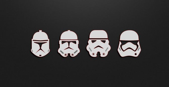 Minimal, soldiers, Stormtrooper, star wars wallpaper