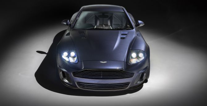 Aston Martin Vanquish 25, Callum Modernizes, blue car wallpaper