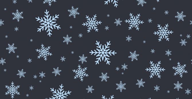 Snowflakes, pattern, abstract wallpaper