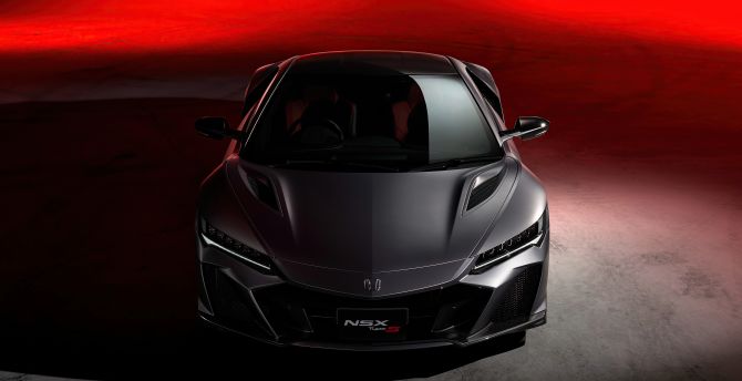 2022 Honda NSX Type S, black supercar wallpaper