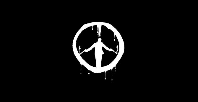 Logo, video game, minimal, Half-Life wallpaper