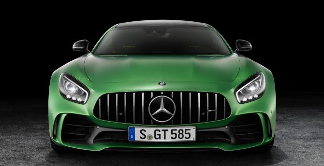 Green, Mercedes-AMG GT-R 2020 wallpaper