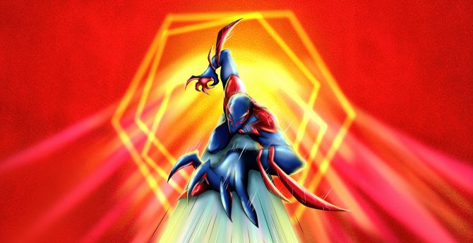 Future spider-man, Miguel O'Hara, spider-man 2099, art wallpaper