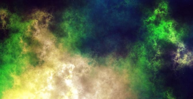 Nebula, colorful, clouds, abstraction wallpaper