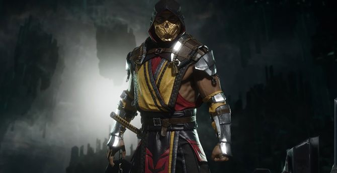 Mask man, Scorpion, Mortal Kombat wallpaper