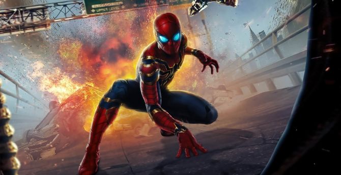 Spider-Man: No Way Home, 2021 movie, poster wallpaper