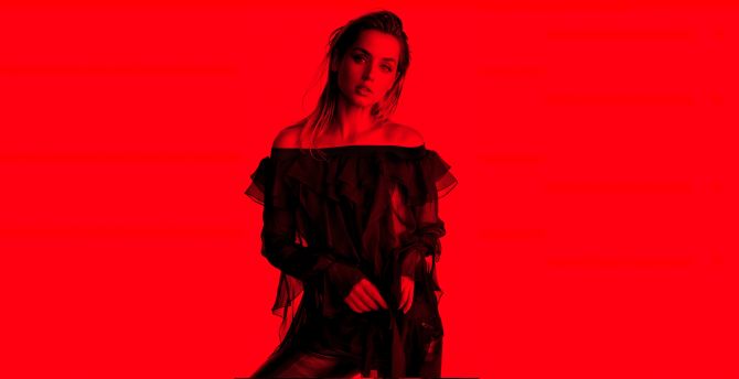 Ana de Armas, black dress, 2019 wallpaper