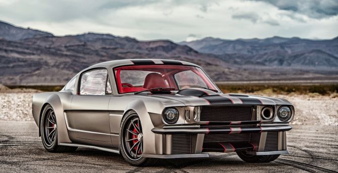 Muscle car, front, ford mustang wallpaper