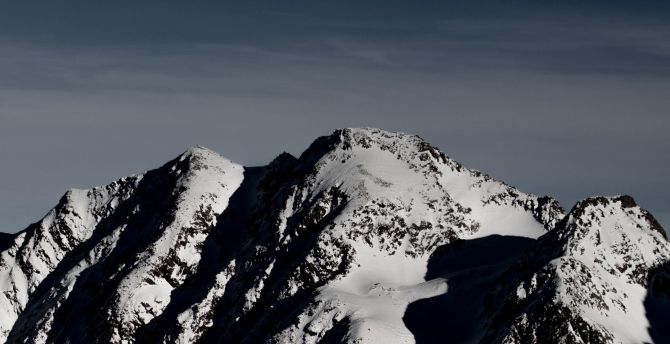 Mountain, summit, glacier wallpaper