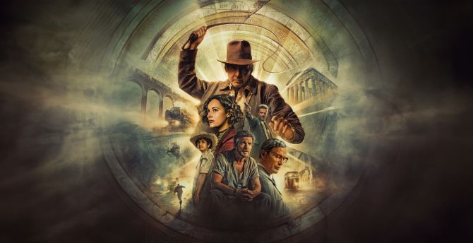 Movie, Indiana Jones and the Dial of Destiny, poster wallpaper