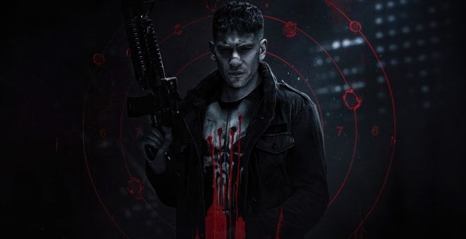 The Punisher, justice from superhero, 2024 wallpaper