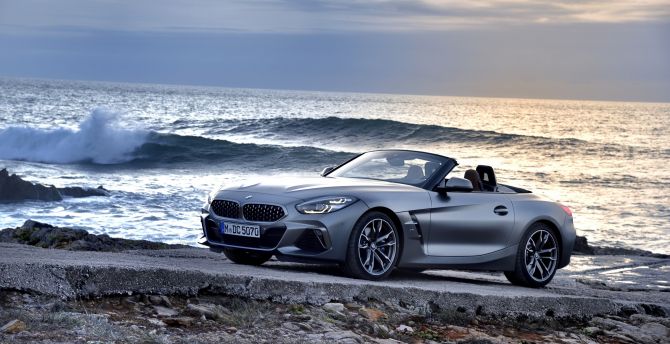 Coast, off-road, BMW Z4 wallpaper
