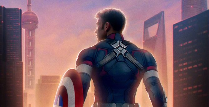 Desktop Wallpaper First Avenger Captain America Avengers