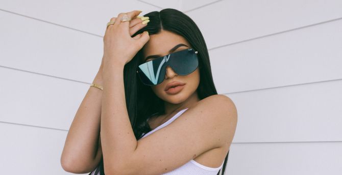 Kylie jenner, 2018, Quay, X drop two, collection, sunglasses, model wallpaper