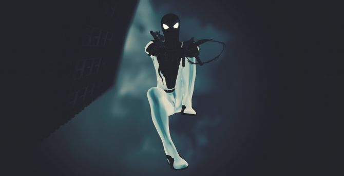 Spider-man, dark, 2018 wallpaper