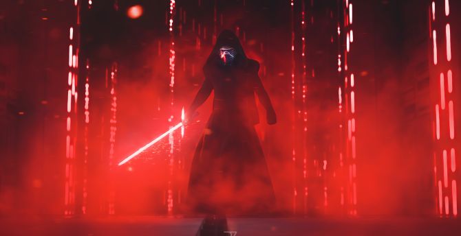 Kylo Ren, villain, Star Wars, movie, 2019 wallpaper