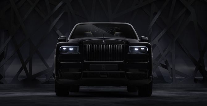 Rolls-Royce Cullinan black badge, luxury car, 2019 wallpaper