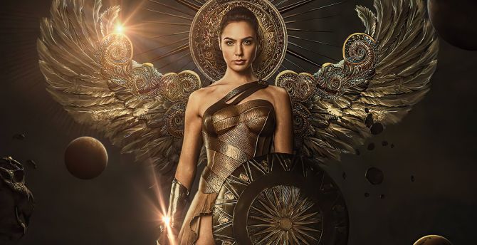 Wonder woman, Parallel Universe art, superhero wallpaper