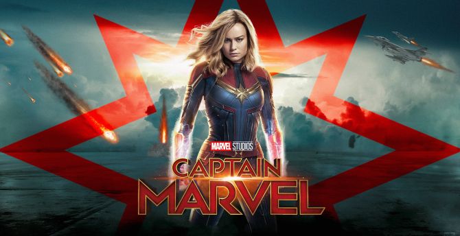 Movie, superhero, actress, Captain Marvel wallpaper